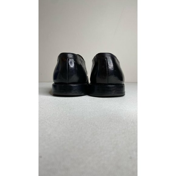 ALLEN EDMONDS PLAYER\'S SHOE MEN\'S BLACK LEATHER WINGTIP OXFORDS SIZE 10 D main image 5